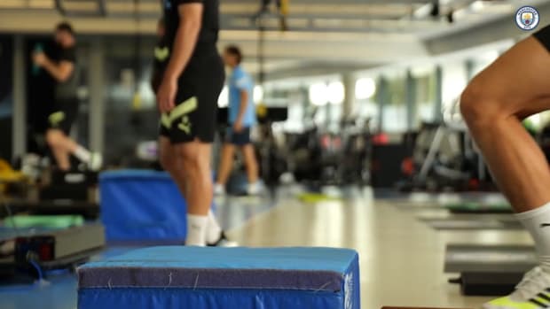  City stars in the gym ahead of Wolves test